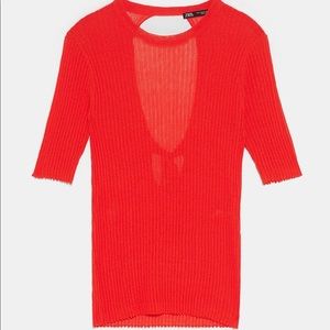 ZARA Shirt with opening at back